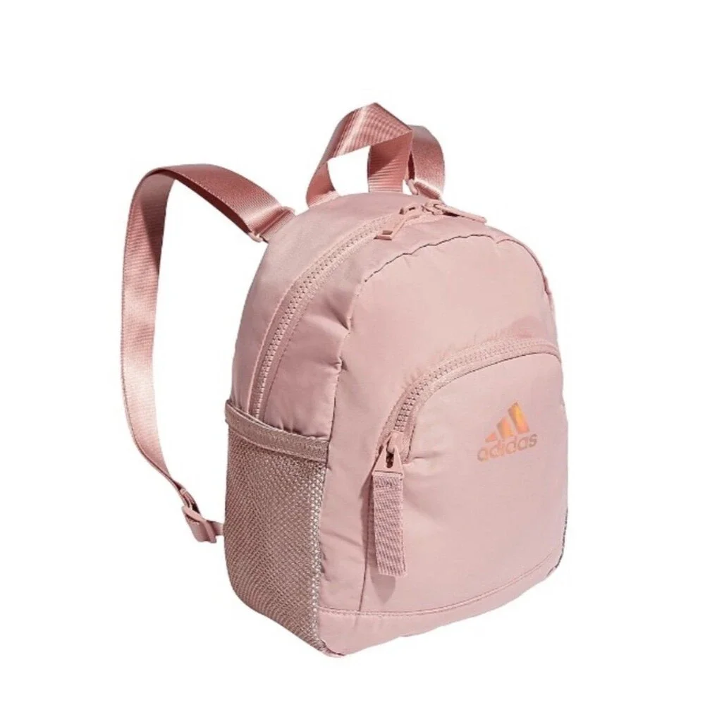 Adidas Linear 3 Mini Backpack Wonder Mauve Pink NWT